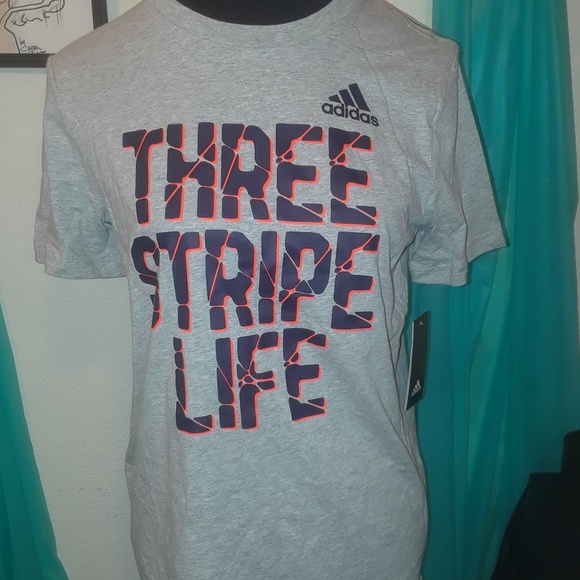 adidas Tops - ADIDAS T SHIRT GREY adidas Tops - ADIDAS T SHIRT GREY